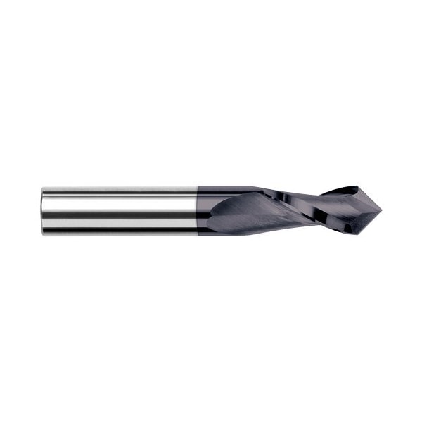 1/2 in. Cutter dia. x 1 in. 1 x 135 Degree included Carbide Drill/End Mill, 2 Flutes, AlTiN Coated